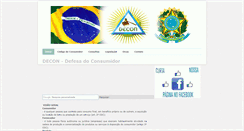 Desktop Screenshot of decon.com.br